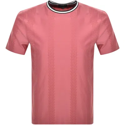 Ted Baker Rousel Slim Fit T Shirt Pink