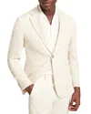 Ted Baker Rusticj Regular Fit Textured Boucle Cotton Blend Blazer In Orange
