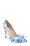 TED BAKER RYANAH BOW POINTED TOE PUMP
