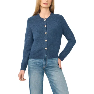 Ted Baker Saddle Shoulder Cardigan In Blue