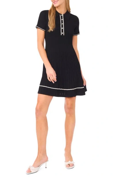 Ted Baker Sally Polo Minidress In Black