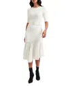 Ted Baker Samalee Knit Midi Dress In Ivory