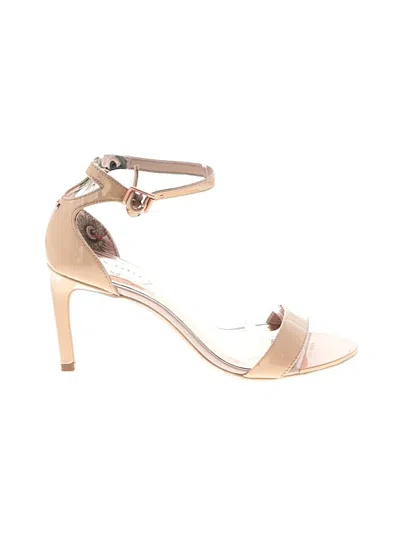 Pre-owned Ted Baker Sandals In Ivory