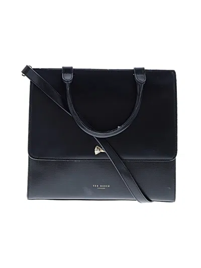 Pre-owned Ted Baker Satchel In Black