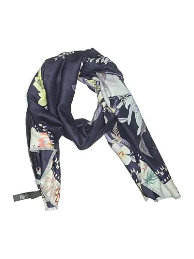 Pre-owned Ted Baker Scarf In Blue