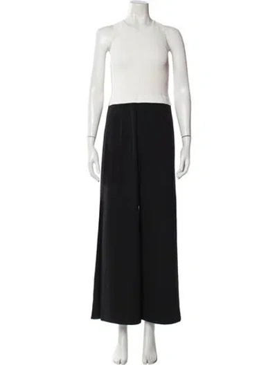Pre-owned Ted Baker Scoop Neck Jumpsuit In Black