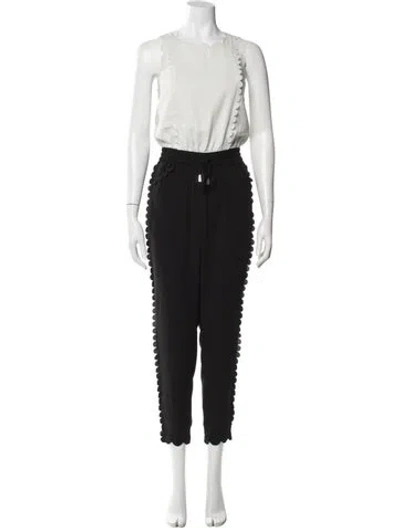 Pre-owned Ted Baker Scoop Neck Jumpsuit In Multi