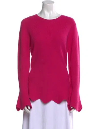 Pre-owned Ted Baker Scoop Neck Sweater In Pink