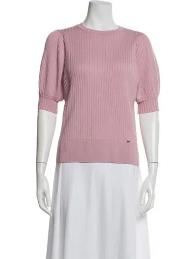 Pre-owned Ted Baker Scoop Neck Sweater In Pink