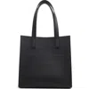 Ted Baker Seacon Croc Embossed Tote In Black
