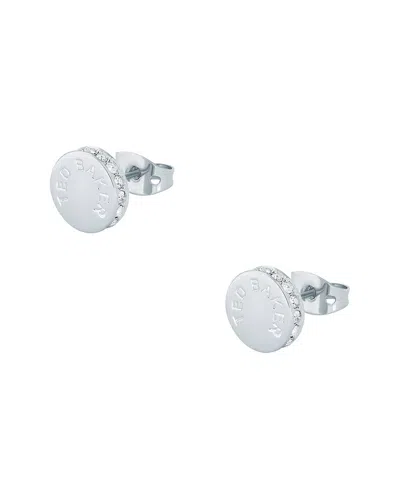 Ted Baker Seesay Sparkle Dot Stud Earrings In Metallic