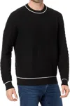 Ted Baker Sepal Crew Neck Sweater In Black In Black