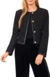 Ted Baker Twyssia Button Down Long Sleeve Jacket In Black