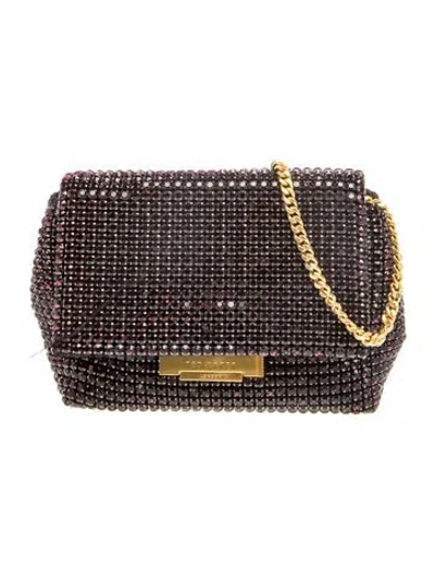 Pre-owned Ted Baker Sequins Crossbody Bag In Black