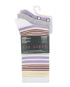 Ted Baker Set Of 3 Crew Sock In Multi