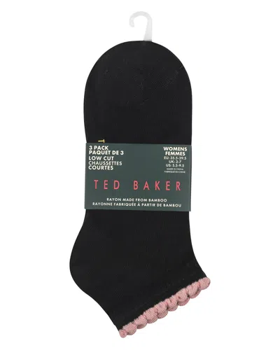 Ted Baker Set Of 3 Low Cut Sock