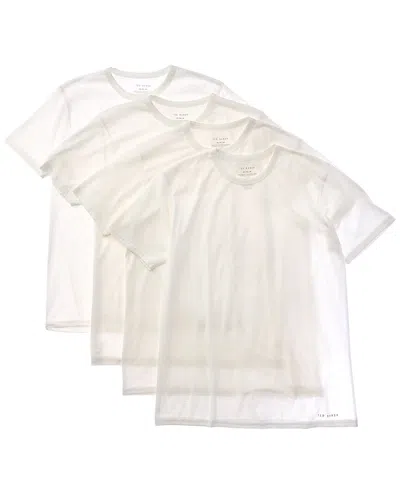 Ted Baker Set Of 4 Crewneck T-shirt In Neutral