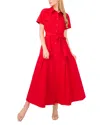 Ted Baker Shirt Dress With Self Belt In Red
