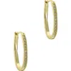 Ted Baker Shivanna Crystal Shimmer Hoop Earrings In Gold