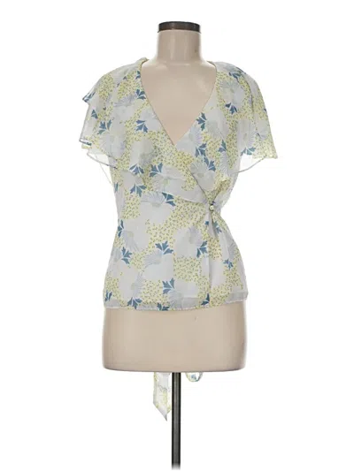 Ted Baker Short Sleeve Blouse In Blue