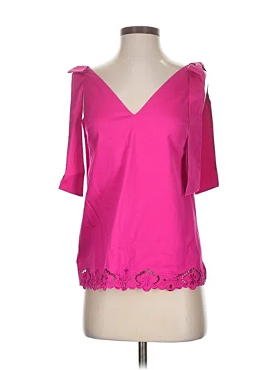 Ted Baker Short Sleeve Blouse In Pink