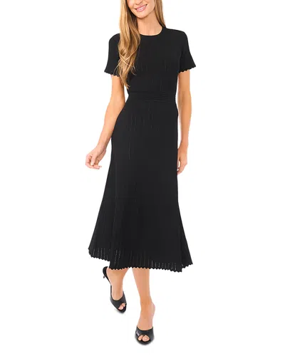 TED BAKER SHORT SLEEVE CREW NECK MIDI DRESS