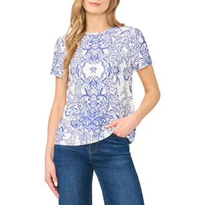Ted Baker Short Sleeve Crewneck Jersey T-shirt In Blue