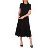 Ted Baker Short Sleeve Jersey Dress In Rich Black