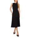 Ted Baker Short Sleeve Midi Jersey Dress In Black