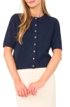 Ted Baker Lenae Crewneck Cardigan Sweater In Blue