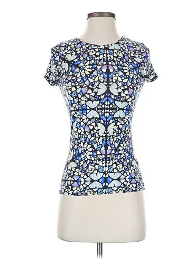 Pre-owned Ted Baker Short Sleeve T-shirt In Blue