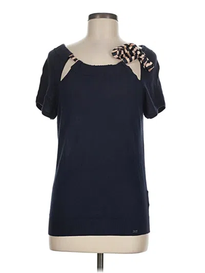 Pre-owned Ted Baker Short Sleeve T-shirt In Blue