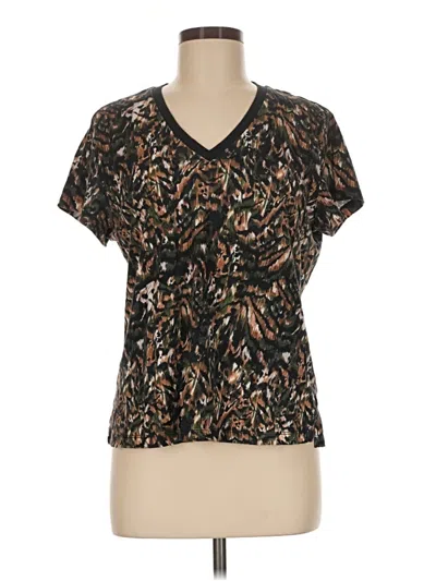Pre-owned Ted Baker Short Sleeve T-shirt In Brown