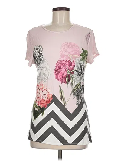 Pre-owned Ted Baker Short Sleeve T-shirt In Pink