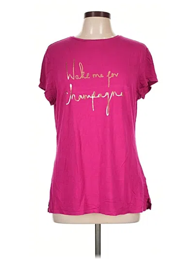 Pre-owned Ted Baker Short Sleeve T-shirt In Pink