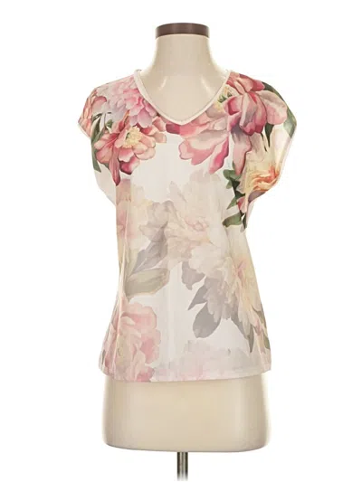 Pre-owned Ted Baker Short Sleeve T-shirt In White