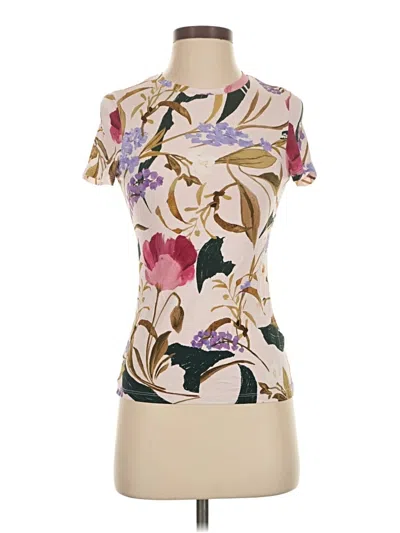 Pre-owned Ted Baker Short Sleeve T-shirt In White