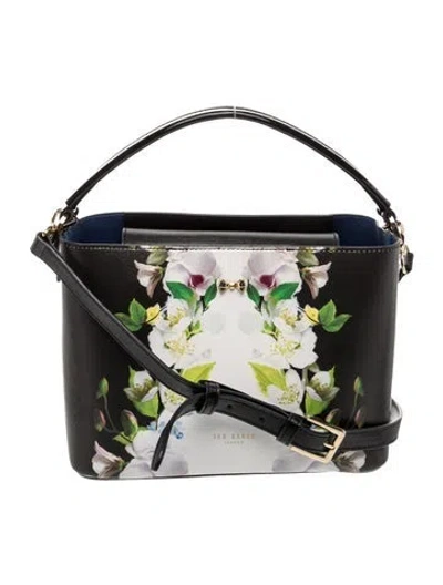 Pre-owned Ted Baker Shoulder Bag In Black