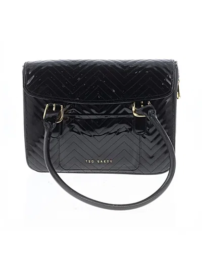 Pre-owned Ted Baker Shoulder Bag In Black