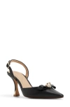 Ted Baker Sienna Slingback Pointed Toe Pump In Black