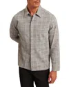 Ted Baker Sigwin Overshirt In Gray
