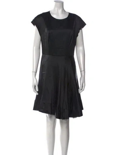 Pre-owned Ted Baker Silk Mini Dress In Black