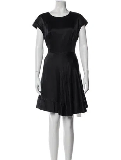 Pre-owned Ted Baker Silk Mini Dress In Blue