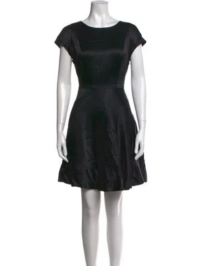 Pre-owned Ted Baker Silk Mini Dress W/ Tags In Black