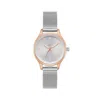 Ted Baker Silver Stainless Steel Watch In Silver