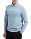 Ted Baker Simonea Quarter Zip Sweater In Blue