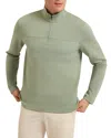 Ted Baker Simonea Quarter Zip Sweater In Green