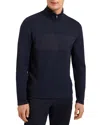 Ted Baker Simonea Quarter Zip Sweater In Navy