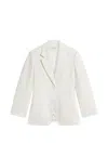 Ted Baker Single-breasted Tailored Blazer In White