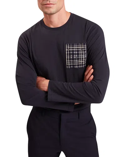 Ted Baker Sinino Box Print T-shirt In Blue